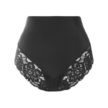 esmara® Damen Slips, 2 Stück, mit hoher Taille (Schwarz, XL(48/50)) - B-Ware neuwertig