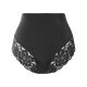 esmara® Damen Slips, 2 Stück, mit hoher Taille (Schwarz, XL(48/50)) - B-Ware neuwertig