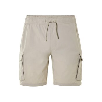 LIVERGY® Wasserabweisende Cargo-Shorts für Herren Herren-Cargoshorts, wasserabweisend (Beige, L (52/54)) - B-Ware neuwertig