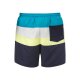 CRIVIT Herren Badeshorts mit Innenhose aus Netz-Qualität (blau/gelb/weiß, 9/3XL) - B-Ware neuwertig