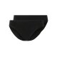 esmara® Damen Minislips, 2 Stück, mit Bio-Baumwolle (Schwarz, L(44/46)) - B-Ware neuwertig