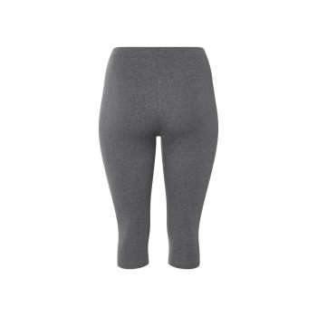 ESMARA® Damen Capri-Leggings, Bio-Baumwolle (Grau, XXL(52/54)) - B-Ware neuwertig