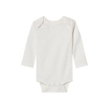 lupilu® Langarm Baby Bodys, 3 Stück (Weiß/Grau, 74/80) - B-Ware neuwertig