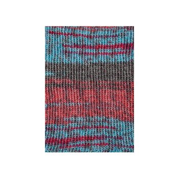 crelando® Glitzer-Sockengarn X-Mas (blau/rot) - B-Ware neuwertig