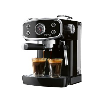 SILVERCREST® Espressomaschine Retro 1973, schwarz - B-Ware gut
