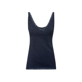 esmara® Damen Pyjama aus reiner Baumwolle (marine, M (40/42)) - B-Ware neuwertig