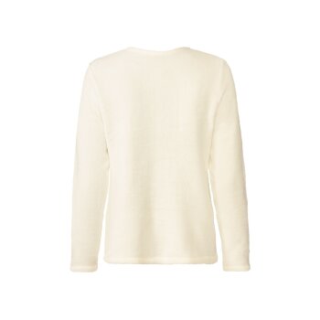 esmara® Damen Plüsch-Pyjama aus wärmender Plüsch-Qualität (creme/pink, L (44/46)) - B-Ware neuwertig