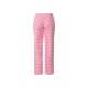 esmara® Damen Plüsch-Pyjama aus wärmender Plüsch-Qualität (creme/pink, L (44/46)) - B-Ware neuwertig