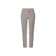 esmara® Damen Business Stoffhose, moderne Knöchellänge, mit Viskose (Karo/beige, 44) - B-Ware neuwertig