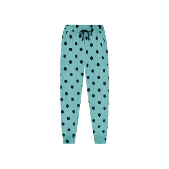 ESMARA® Damen-Baumwollpyjama, XS, grün/blau - B-Ware neuwertig