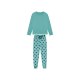ESMARA® Damen-Baumwollpyjama, XS, grün/blau - B-Ware neuwertig