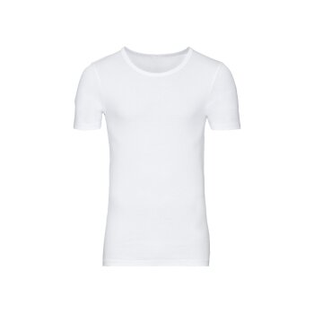 LIVERGY® Herren Feinripp-Unterhemden, 3 Stück, aus reiner Baumwolle (Rundhals, weiß, 7/XL) - B-Ware neuwertig
