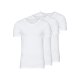 LIVERGY® Herren Feinripp-Unterhemden, 3 Stück, aus reiner Baumwolle (Rundhals, weiß, 7/XL) - B-Ware neuwertig
