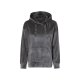 esmara® Damen Hoodie aus weicher Nicki-Qualität (Grau, XS(32/34)) - B-Ware neuwertig
