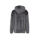 esmara® Damen Hoodie aus weicher Nicki-Qualität (Grau, XS(32/34)) - B-Ware neuwertig