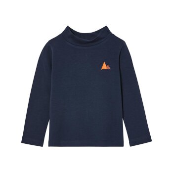 lupilu® Baby Kleinkinder Thermo-Langarmshirts, 2 Stück, mit Bio-Baumwolle (blau/Navy, 110/116) - B-Ware neuwertig