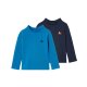 lupilu® Baby Kleinkinder Thermo-Langarmshirts, 2 Stück, mit Bio-Baumwolle (blau/Navy, 110/116) - B-Ware neuwertig