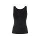 esmara® Damen Achselhemd in Feinripp-Qualität (schwarz, M (40/42)) - B-Ware neuwertig