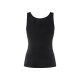 esmara® Damen Achselhemd in Feinripp-Qualität (schwarz, M (40/42)) - B-Ware neuwertig