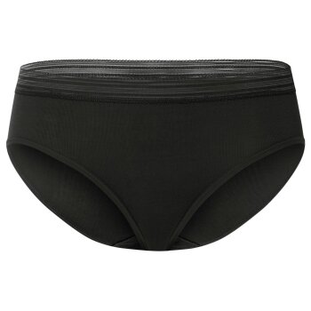 esmara® Damen Slips, 3 Stück, seamless, mit Spitze (Schwarz, S(36/38)) - B-Ware neuwertig
