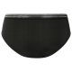 esmara® Damen Slips, 3 Stück, seamless, mit Spitze (Schwarz, S(36/38)) - B-Ware neuwertig