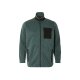 LIVERGY® Herren Strickjacke, aus weichem, wärmendem Fleece (Grün, 4XL(68/70)) - B-Ware neuwertig
