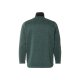 LIVERGY® Herren Strickjacke, aus weichem, wärmendem Fleece (Grün, 4XL(68/70)) - B-Ware neuwertig