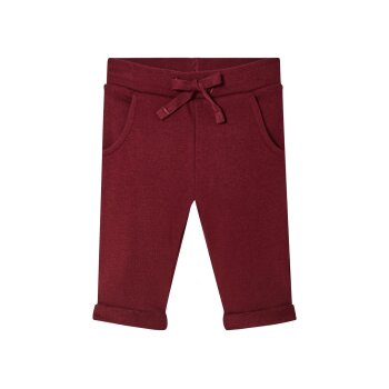 lupilu® Baby Sweathose, hoher Baumwollanteil (Burgundy, 86/92) - B-Ware neuwertig