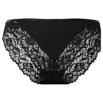 esmara® Damen Minislips, 2 Stück, mit Spitze (schwarz, M(40/42)) - B-Ware neuwertig