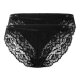 esmara® Damen Minislips, 2 Stück, mit Spitze (schwarz, M(40/42)) - B-Ware neuwertig
