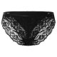 esmara® Damen Minislips, 2 Stück, mit Spitze (schwarz, M(40/42)) - B-Ware neuwertig