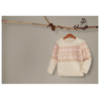 lupilu® Kleinkinder Strickpullover mit Rundhalsausschnitt (Beige, 122/128) - B-Ware neuwertig
