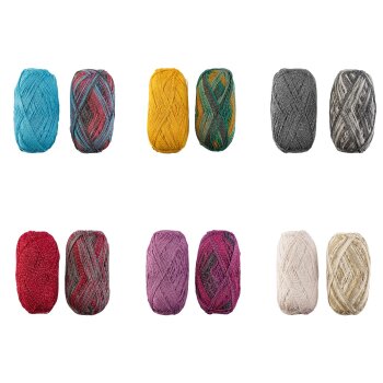 crelando® Glitzer-Sockengarn X-Mas - B-Ware
