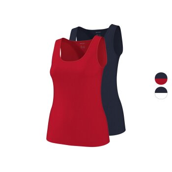ESMARA® Damen Tanktops, 2 Stück - B-Ware