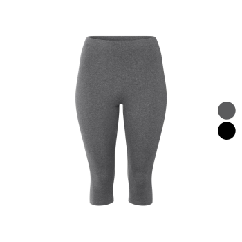 ESMARA® Damen Capri-Leggings, Bio-Baumwolle - B-Ware
