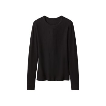 ESMARA® Damen Geripptes Langarmshirt - B-Ware