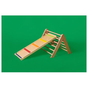 LUPILU® Kletterdreieck, mit Leiter und Rutsche - B-Ware gut