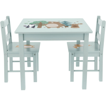 LUPILU® Kindertisch mit 2 Stühlen - B-Ware sehr gut