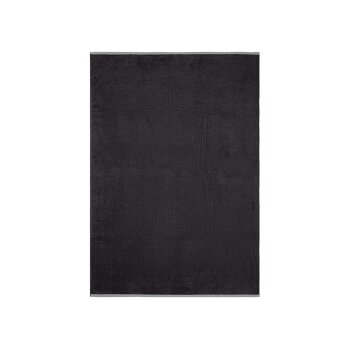 LIVARNO home Frottier-Badetuch, 100 x 150 cm (dunkelgrau) - B-Ware neuwertig