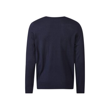 LIVERGY® Herren Weihnachtspullover, weiche Qualität (Weihnachtsmann/navy, S(44/46)) - B-Ware neuwertig