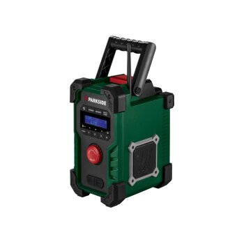 PARKSIDE® 20 V/ 12 V/ 230 V Akku-Baustellenradio »PBR 10 A1« ohne Akku – ohne Ladegerät - B-Ware neuwertig