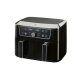 SILVERCREST® Doppelzonen-Heißluftfritteuse, schwarz - B-Ware